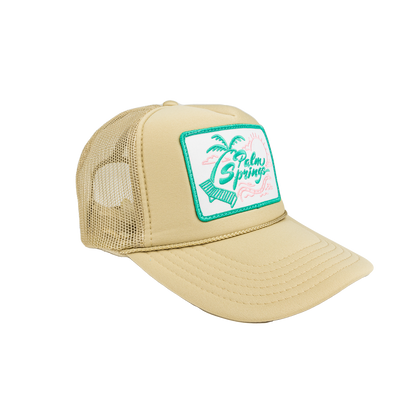 Palm Springs Patch Trucker Hat