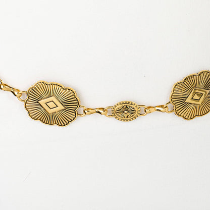 Ornate Concho Chain belt