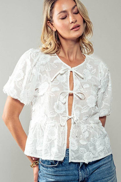 High tea blouse