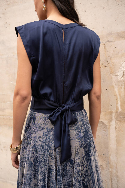 Maguie back-tie top- Preorder