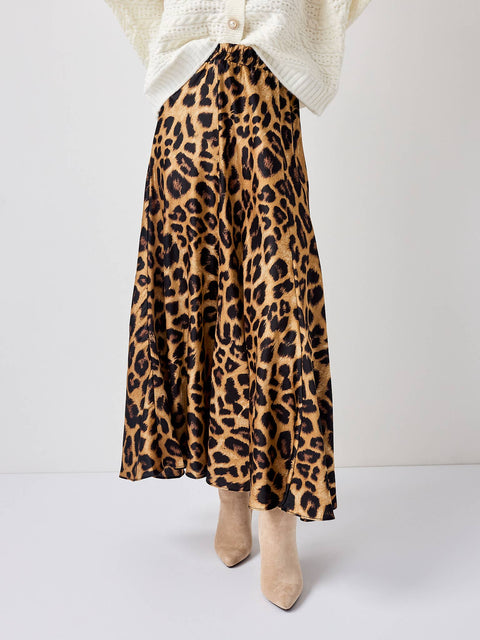 Valentine leopard skirt