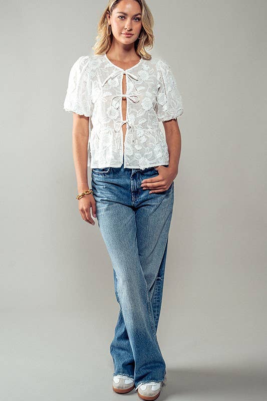 High tea blouse