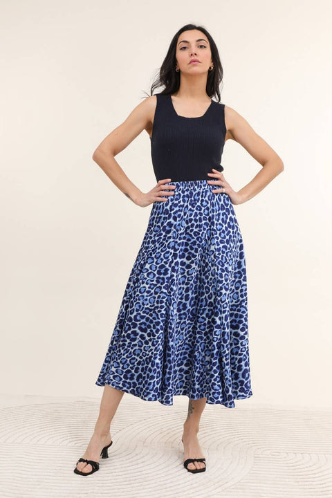 Valentine leopard skirt