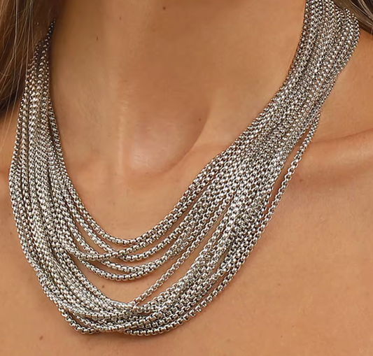 Declotee Layers and Layers Necklace