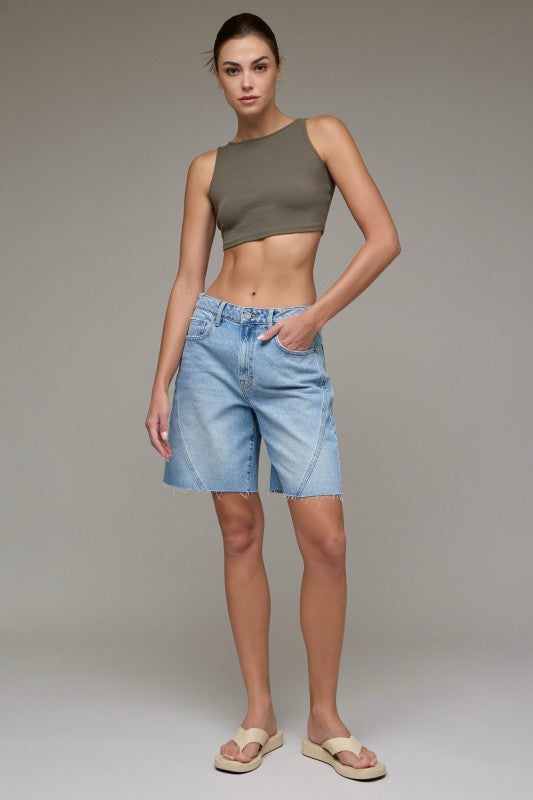 Hailey denim shorts