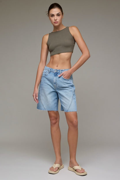 Hailey denim shorts