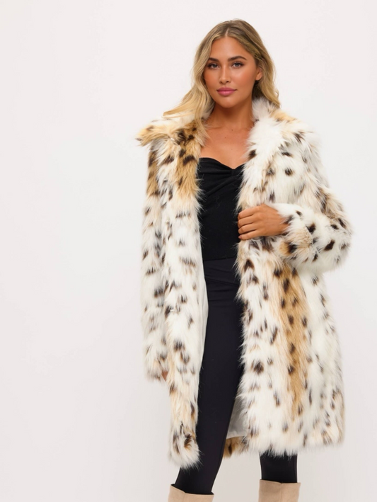 Leopard Frost Coat-pre order