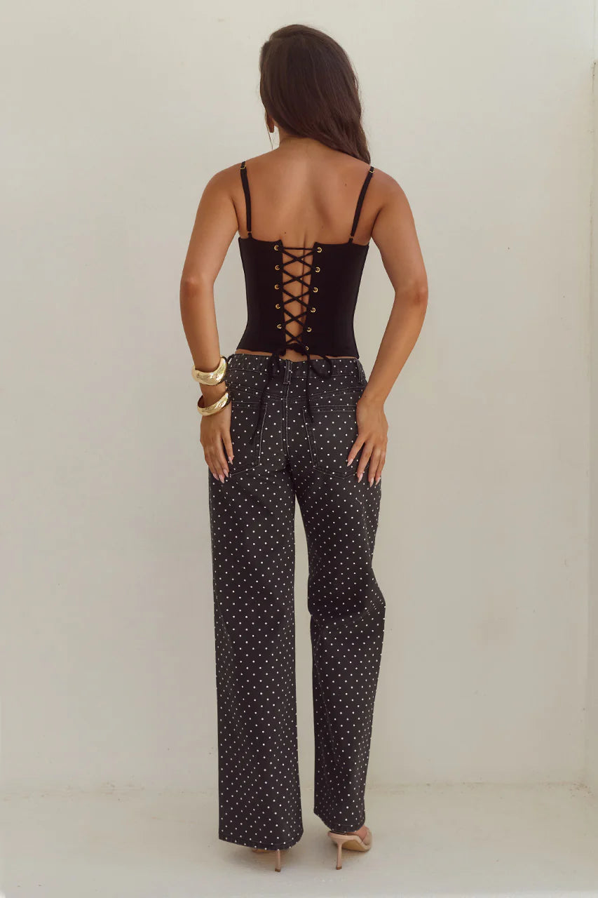 Zavier polka dot jeans