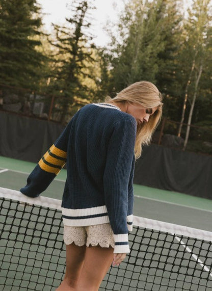 Varsity cardigan
