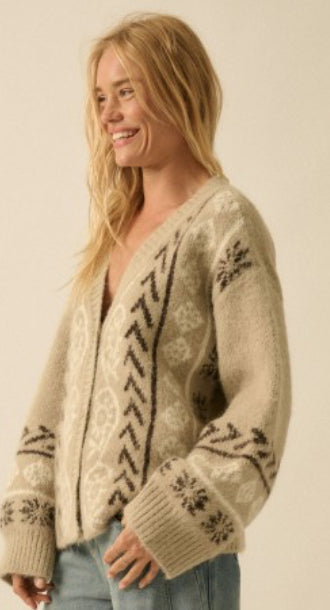 Alpine knit cardigan