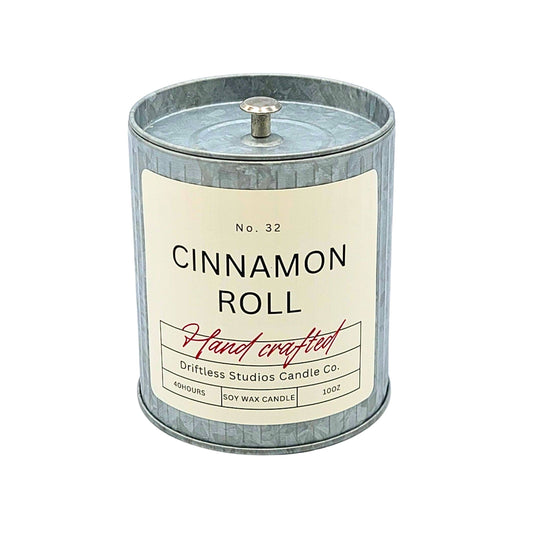 Cinnamon Roll Fall Tin Soy Candle