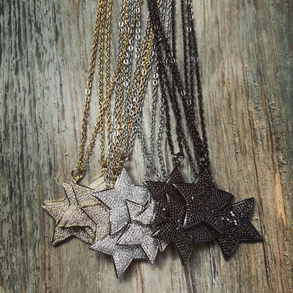 Rockstar necklace Black