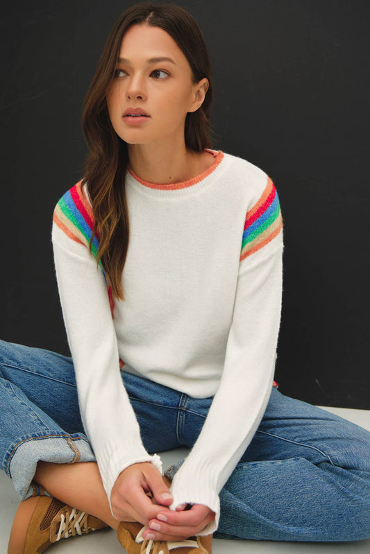 Rainbow lane sweater_Preorder