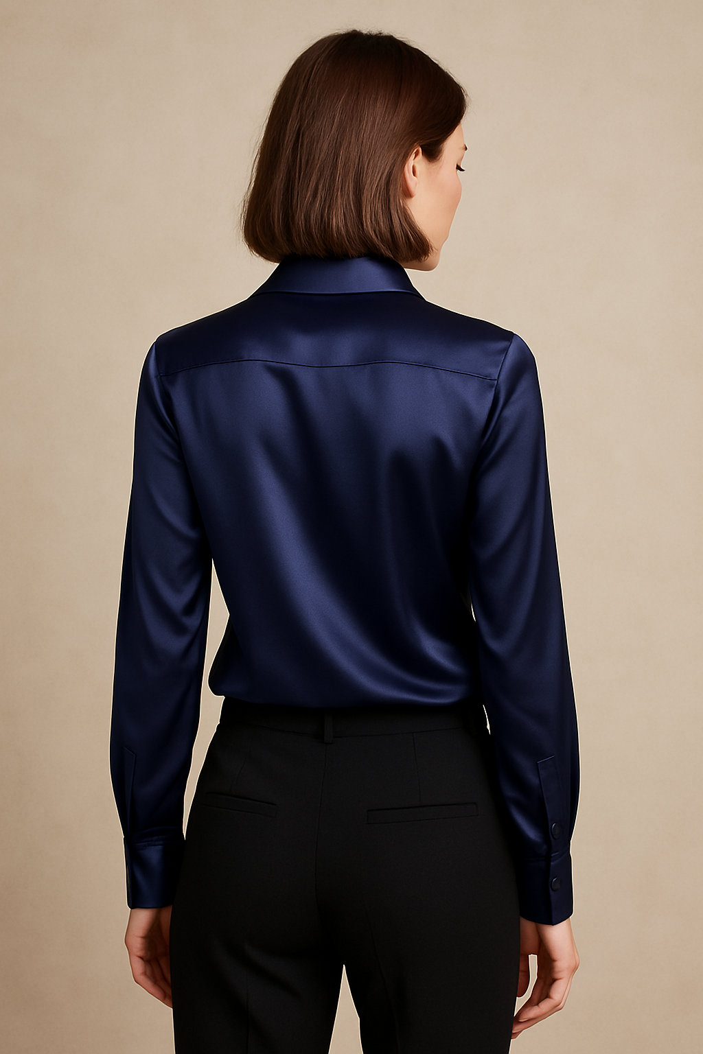 Lea satin blouse