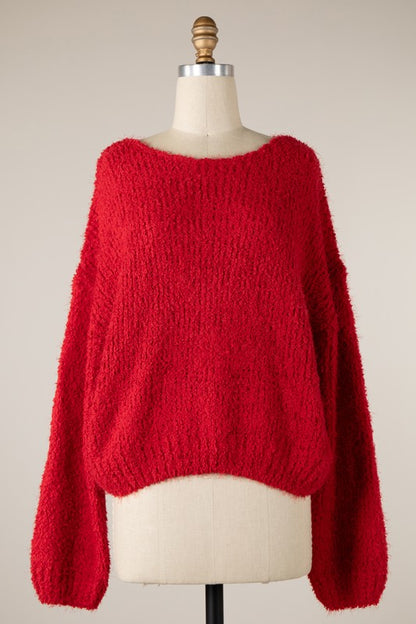 Ruby textured knit sweater