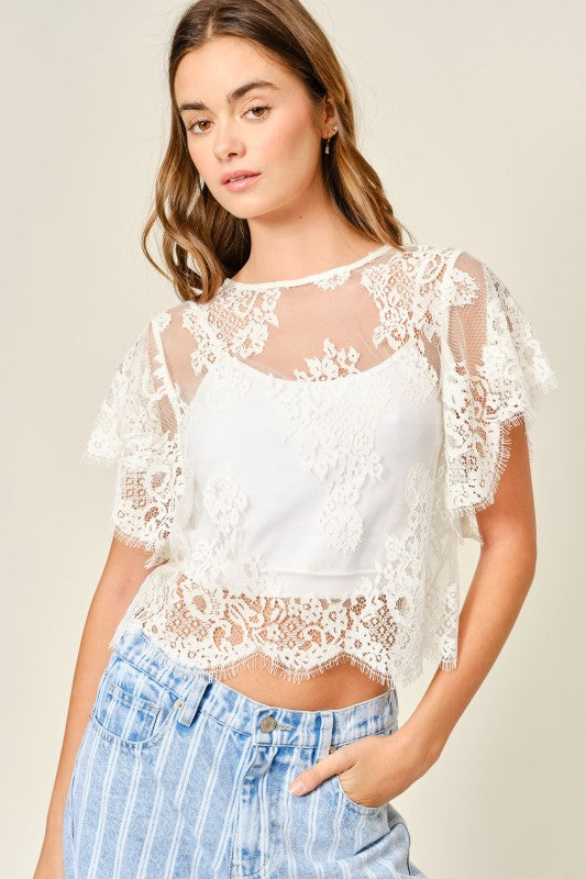 Lace Reverie top(more colors)