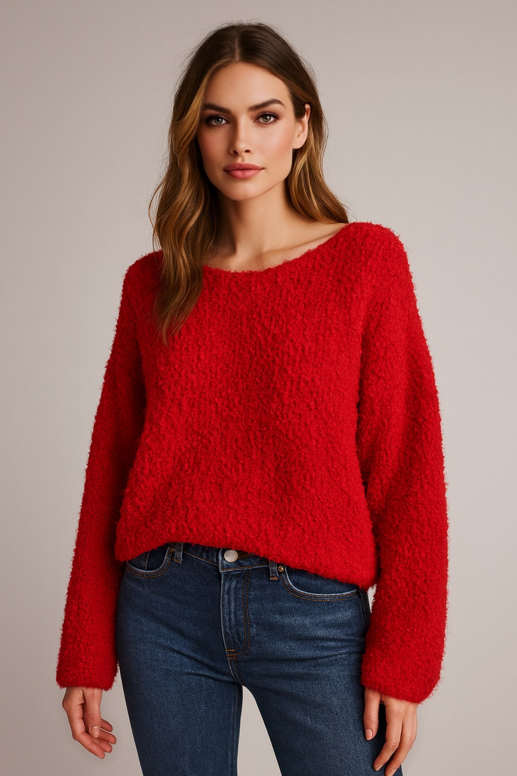 Ruby textured knit sweater