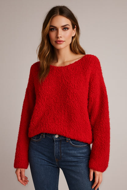 Ruby textured knit sweater
