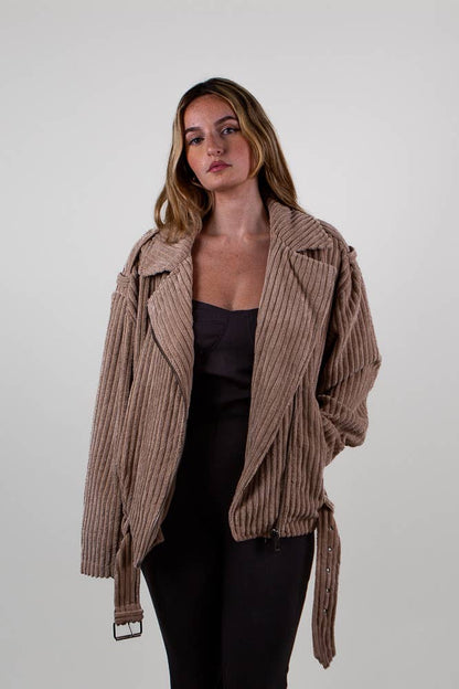 The SoHo Moto corduroy moto jacket(more colors)
