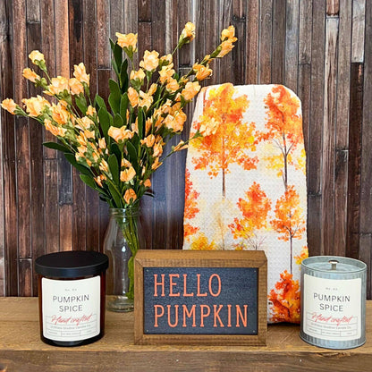 Pumpkin Spice Tin Fall Candle