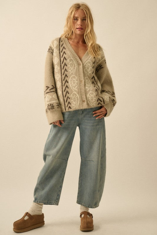 Alpine knit cardigan