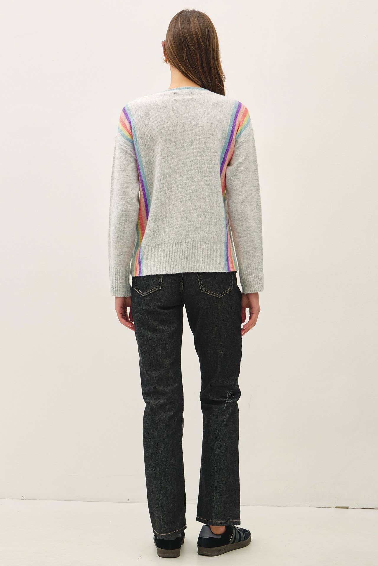 Rainbow lane sweater