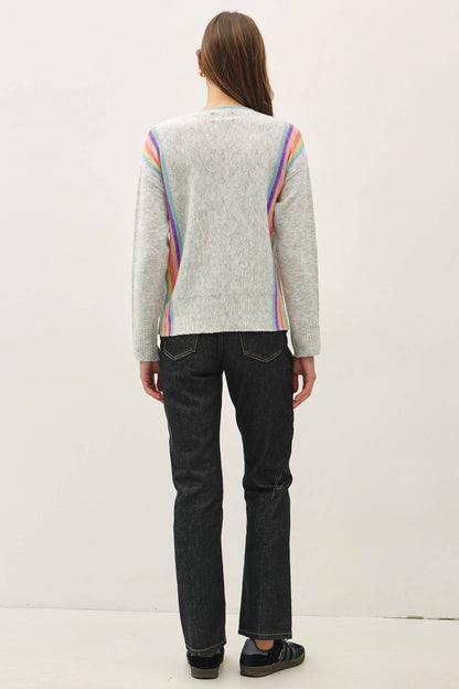 Rainbow lane sweater