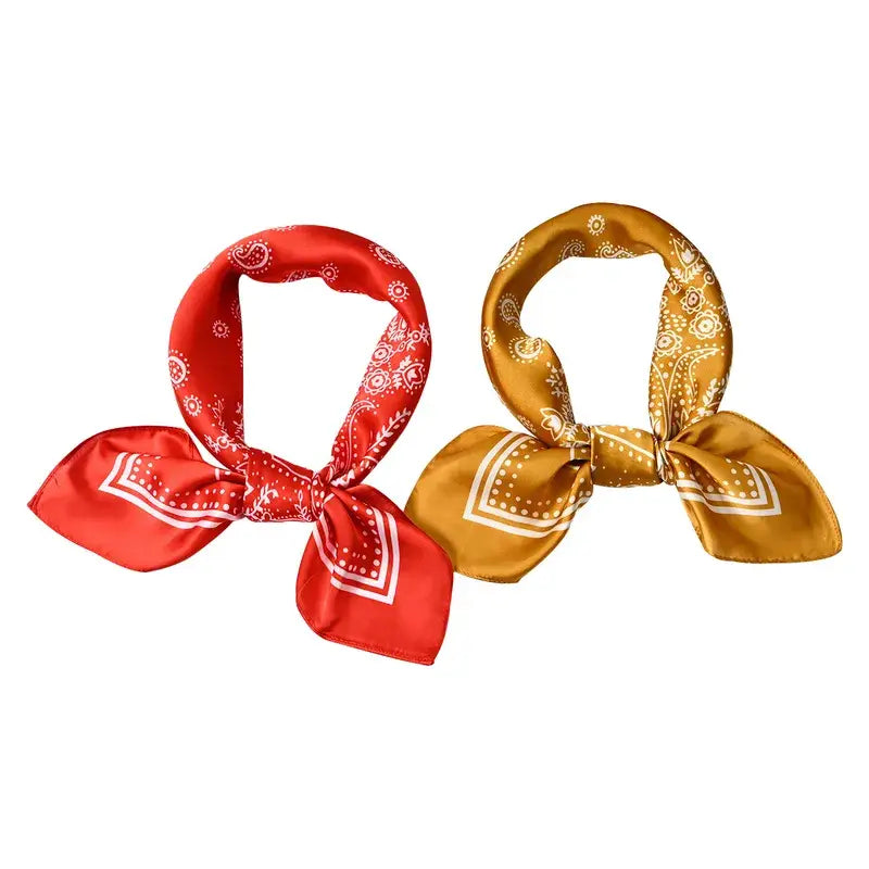 Western silk scarf Bandana Scarf(more colors)