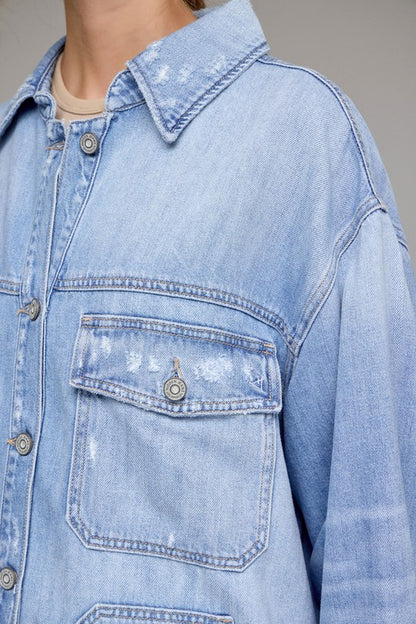 Off Duty Denim shirt jacket