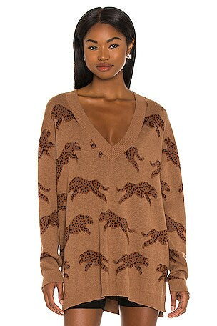 Jumping cheetah sweaters