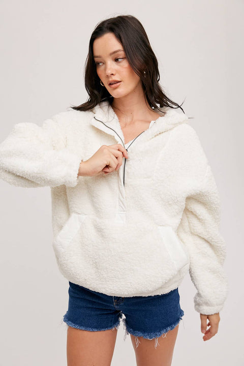 THE SHERPA HOODIE PULLOVER more colors)