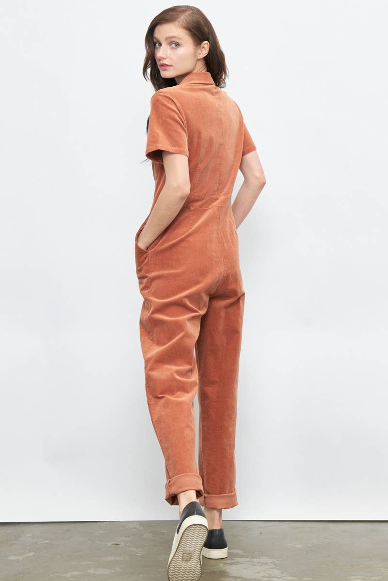 Newbury Corduroy Utility Jumpsuit-preorder