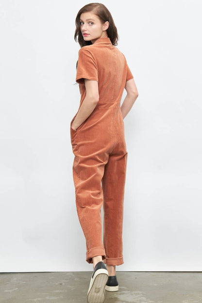 Newbury Corduroy Utility Jumpsuit-preorder