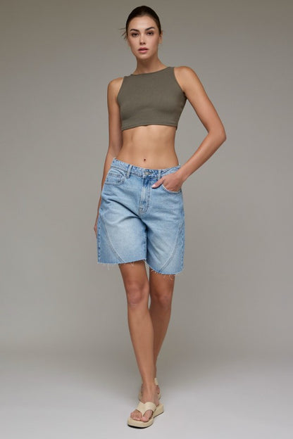 Hailey denim shorts