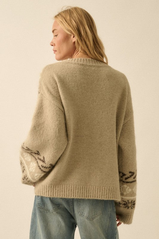 Alpine knit cardigan
