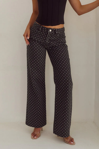 Zavier polka dot jeans