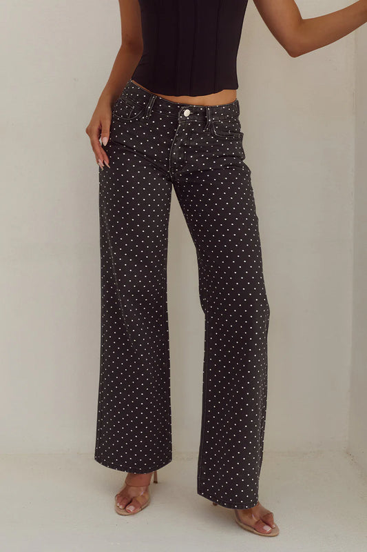 Zavier polka dot jeans