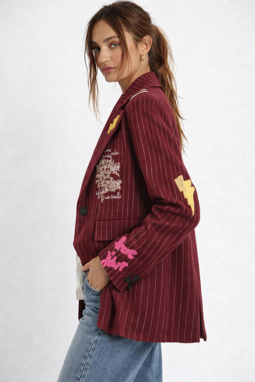 Good vibes Graffiti blazer -preorder