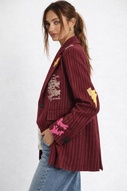 Good vibes Graffiti blazer -preorder