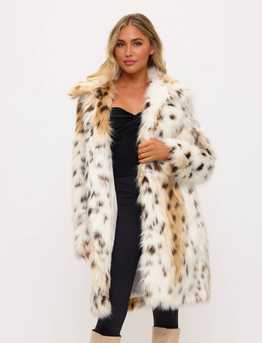 Leopard Frost Coat-pre order