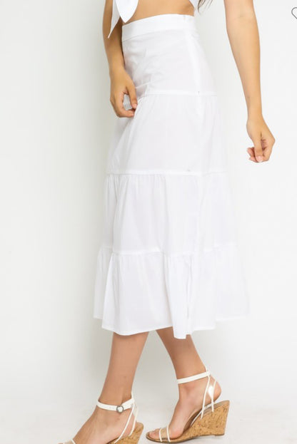 Halle tiered skirts