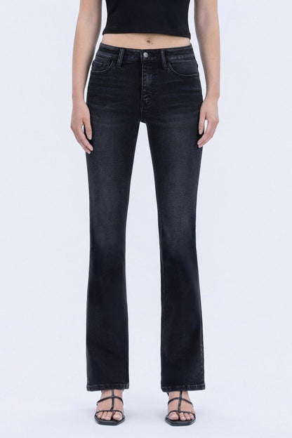 The black Edit bootcut jeans