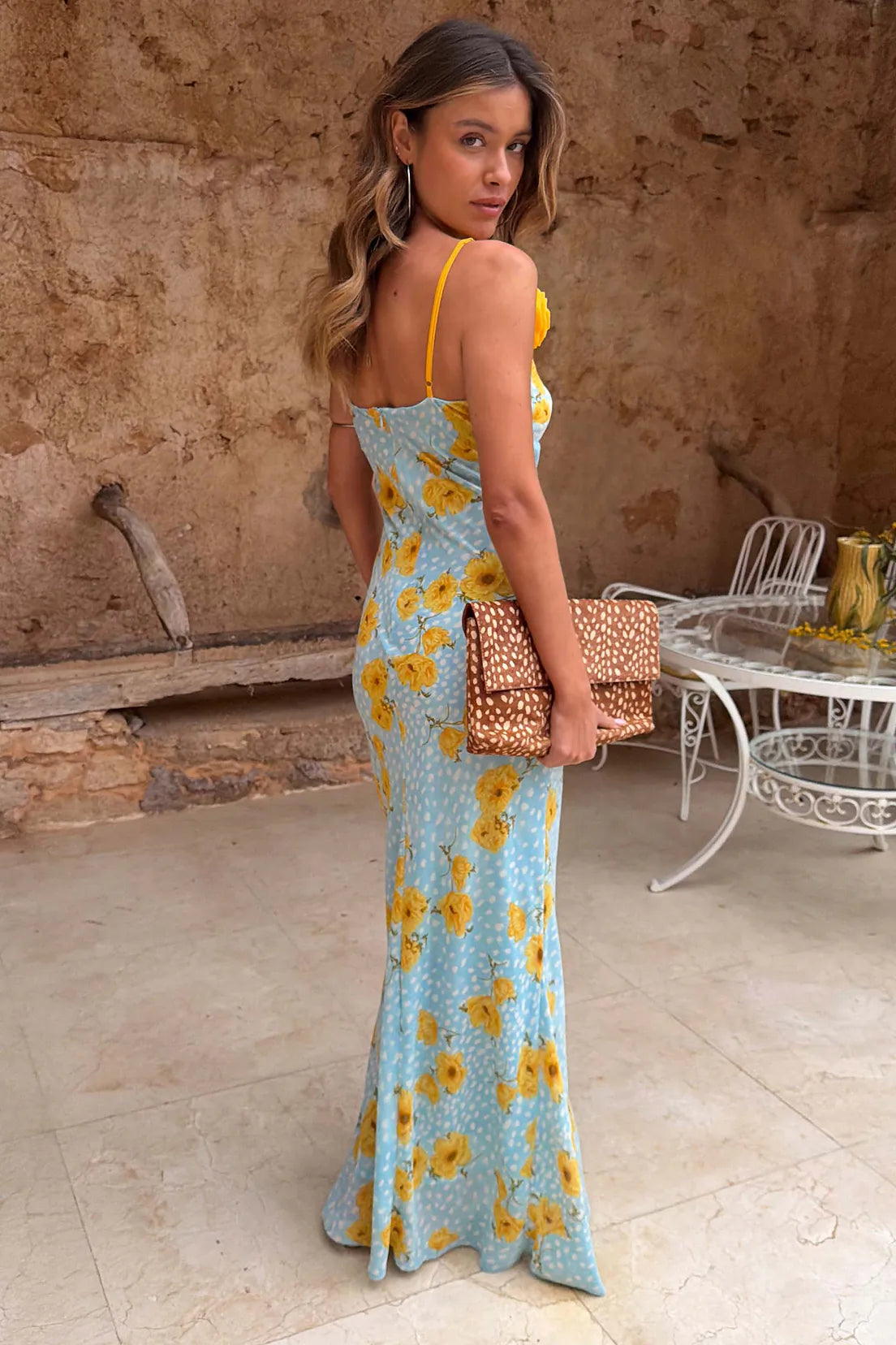 Blue fawn Elisa dress by NFD