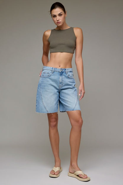 Hailey denim shorts