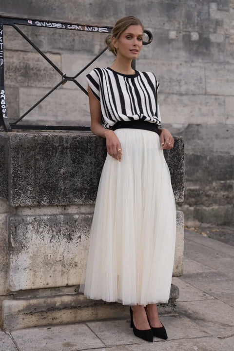 Ambre maxi tulle skirt