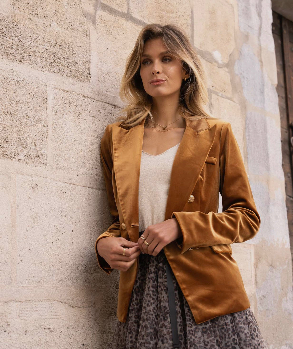 Muse velvet blazer (more colors)-