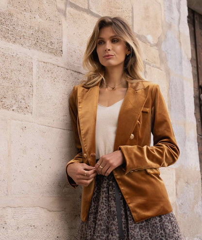 Muse velvet blazer (more colors)-