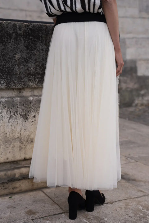 Ambre maxi tulle skirt