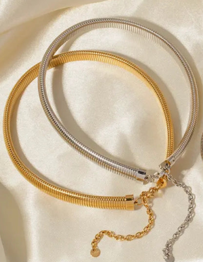 Cobra omega collar necklace
