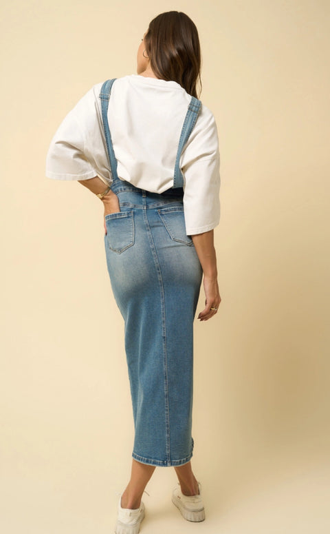 Birdie overall dress